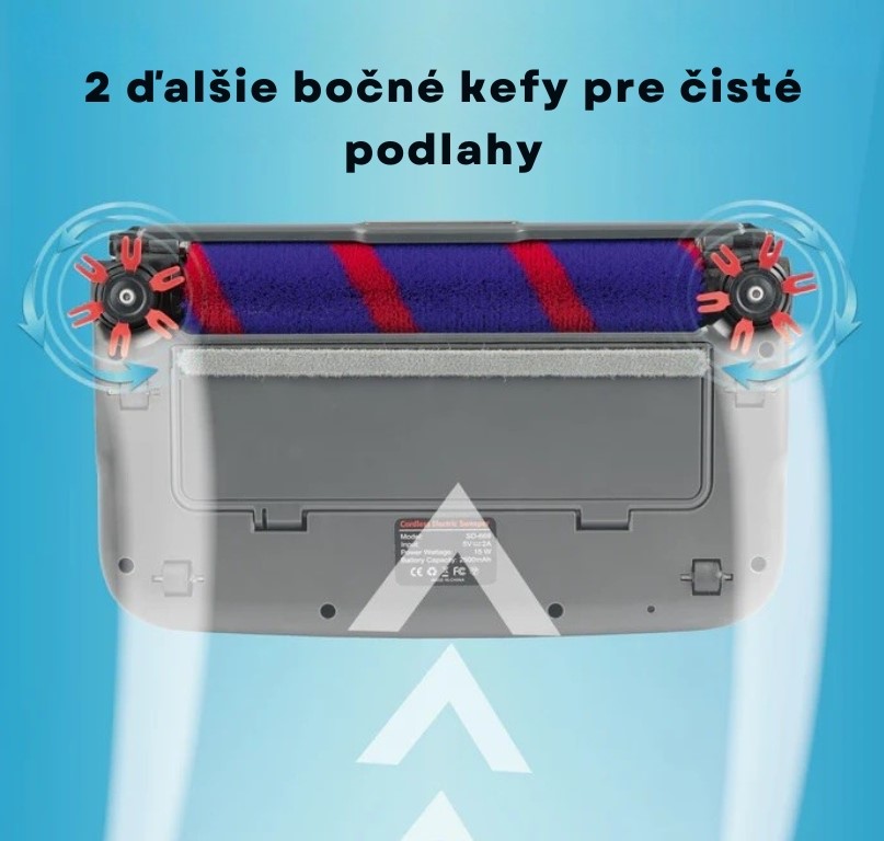 CleanMaxx Akumulátorový zametač s LED osvetlením 16662 (3)